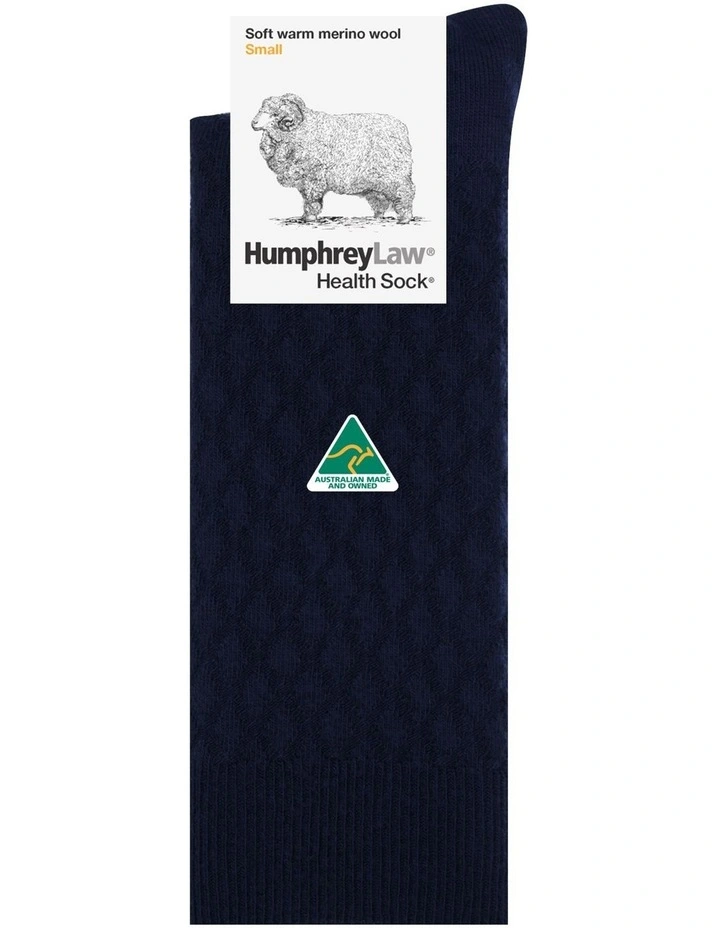 Quilted Health Over The Calf Socks Black 1 Quilted Health Over The Calf Socks Black