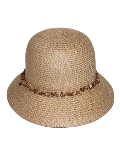 Bohemian Bucket Hat In Natural