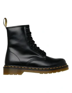 Dr. Martens 8 Eye Smooth Black Combat Boot