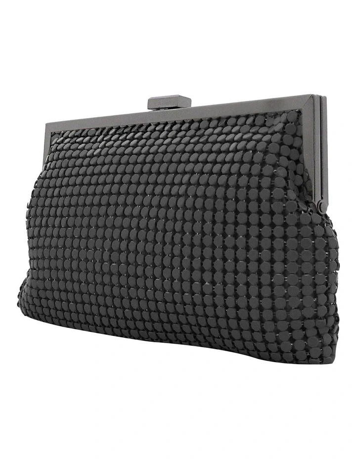 Black Framed Mesh Oversize Purse 2 Black Framed Mesh Oversize Purse - Image 2