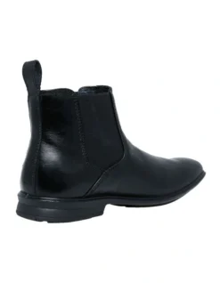 Hush Puppies Leather Black Chelsea Boot -Myer Clothing Shop 190648270 3 720x928