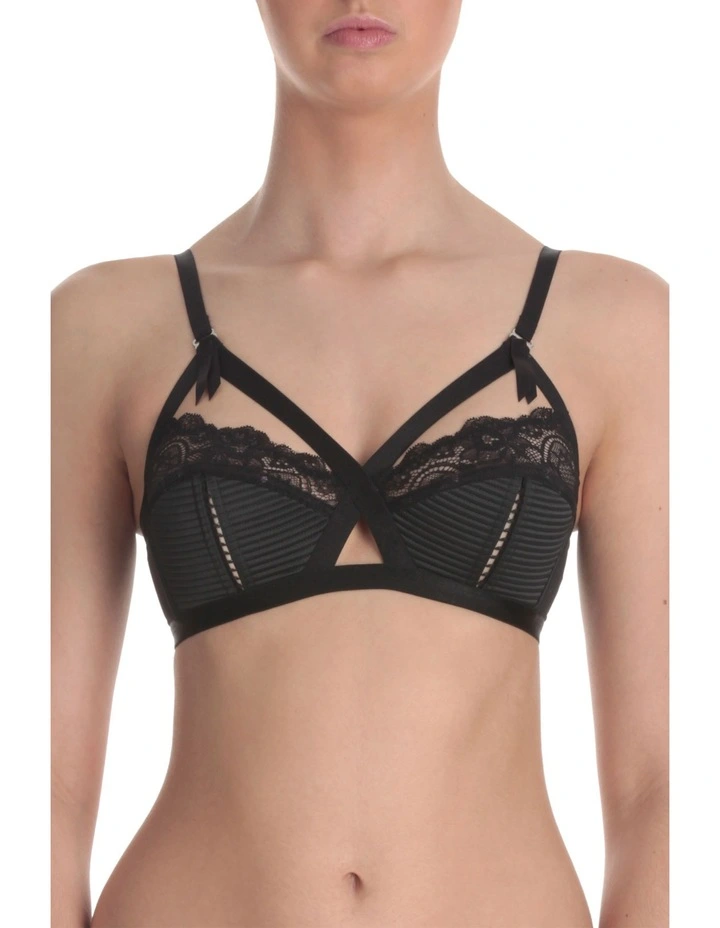 Madame X Wirefree Bra Black 2 Madame X Wirefree Bra Black - Image 2