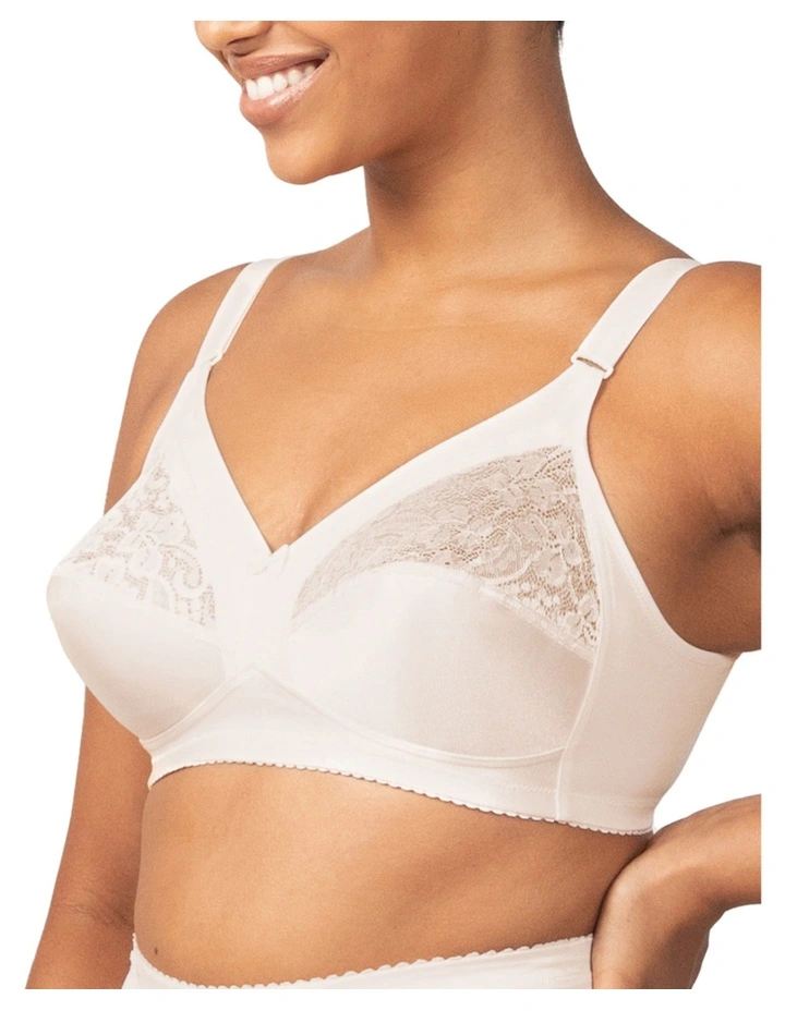 Triumph 'Kiss Of Cotton' Soft Cup Support Bra 10000028 3 Triumph 'Kiss Of Cotton' Soft Cup Support Bra 10000028 - Image 3