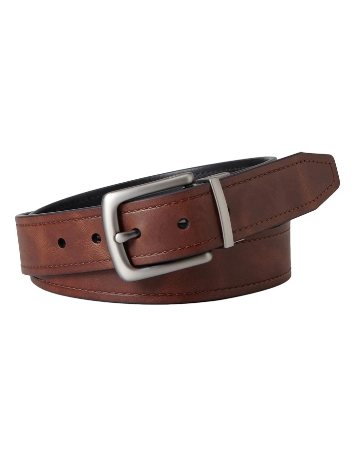 Fossil Parker Brown Reversible Belt 2 Fossil Parker Brown Reversible Belt - Image 2