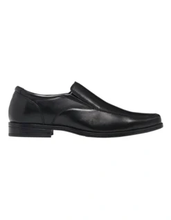 London Black Slip On Shoe