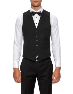 Gibson Slim Fit Black Mighty Vest F34087