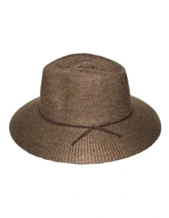 Jacqui Wash & Wear Mannish Hat In Suede Brown -Myer Clothing Shop 311965030 311965570 4 2 720x928