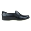 Jemima Black Leather Flats