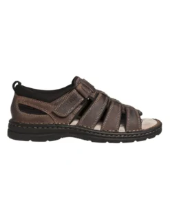 Hush Puppies Spartan Closed Back Brown Sandal