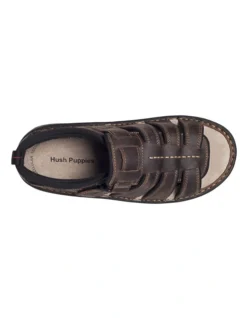 Hush Puppies Spartan Closed Back Brown Sandal -Myer Clothing Shop 323115130 3 720x928