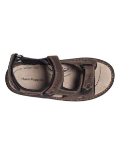Hush Puppies Simmer Breathable Brown Sandal -Myer Clothing Shop 323116030 3 720x928