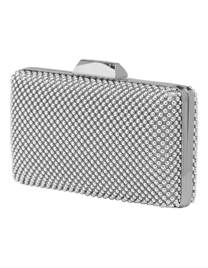 Natasha Silver Ball Mesh Clutch OB5130 2 Natasha Silver Ball Mesh Clutch OB5130 - Image 2