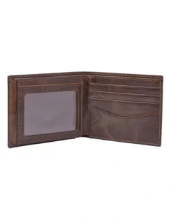 Fossil Derrick Dark Brown Leather Wallet -Myer Clothing Shop 345865150 3 720x928