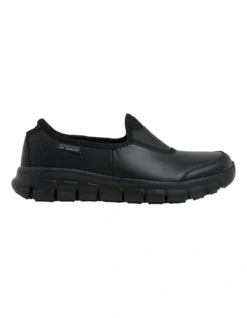 Skechers Relaxed Fit Sure Track Slip On Sneaker In Black