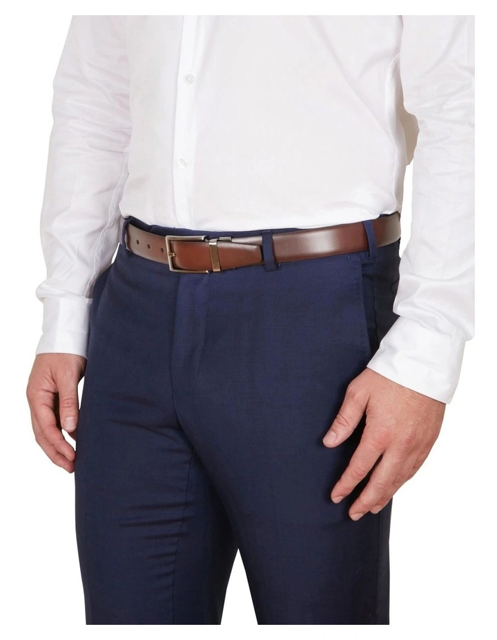 Reversible Dress Belt In Brown/Black 4 Reversible Dress Belt In Brown/Black - Image 4