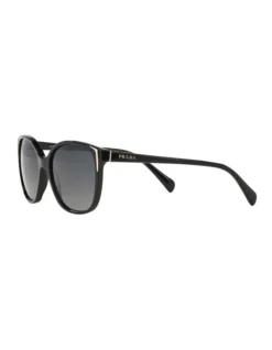 Prada PR 01OS Conceptual Black Polarised Sunglasses -Myer Clothing Shop 357786100 3 720x928