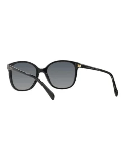 Prada PR 01OS Conceptual Black Polarised Sunglasses -Myer Clothing Shop 357786100 6 720x928