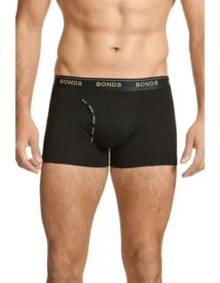 Bonds Guyfront Trunk 3 Pack In Black -Myer Clothing Shop 358937110 4 1 720x928