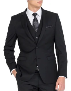 Black Formal Jacket Long