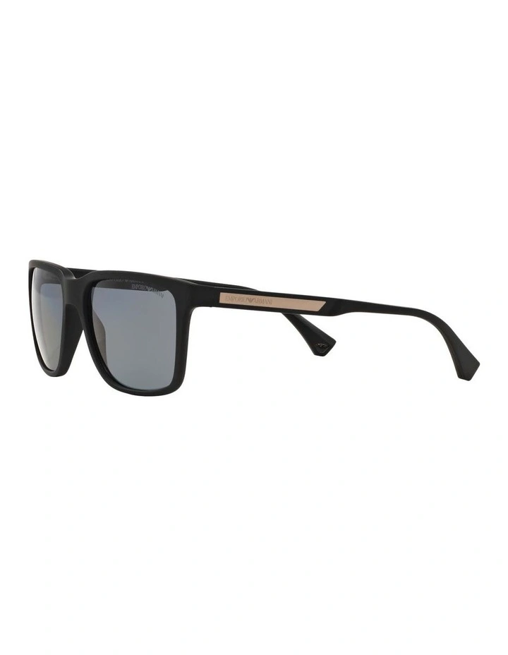 Giorgio Armani EA4047 Black Polarised Sunglasses 3 Giorgio Armani EA4047 Black Polarised Sunglasses - Image 3