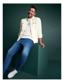 Lee Z-One Tapered Leg Skinny Jeans Blue -Myer Clothing Shop 382273930 3 2 720x928