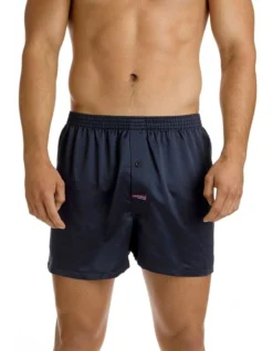 Satin Boxer Short Navy