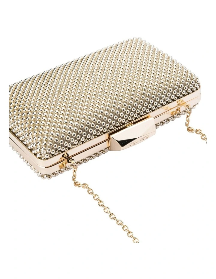 Natasha Gold Ball Mesh Clutch OB5130 4 Natasha Gold Ball Mesh Clutch OB5130 - Image 4