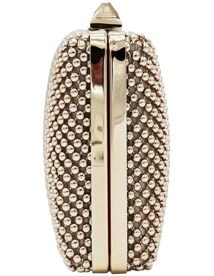 Natasha Gold Ball Mesh Clutch OB5130 6 Natasha Gold Ball Mesh Clutch OB5130 - Image 6