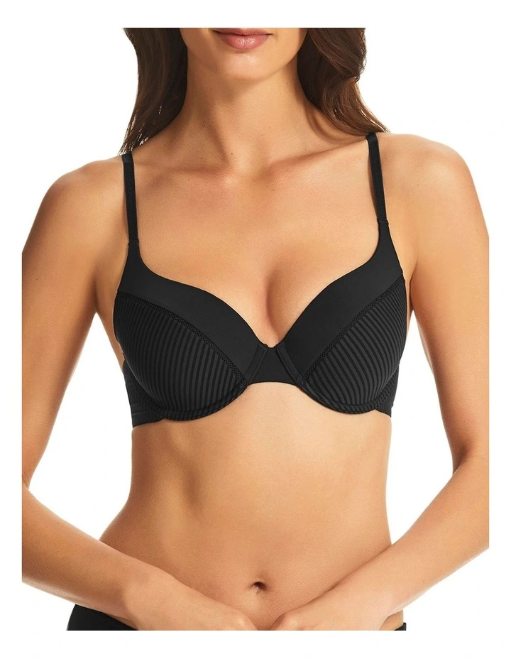Embrace 2 Way Convertible T-Shirt Bra In Black 1 Embrace 2 Way Convertible T-Shirt Bra In Black