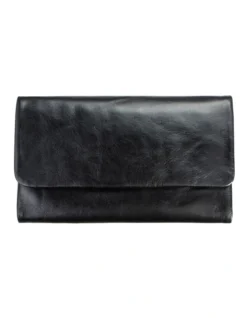 Audrey Black Leather Wallet