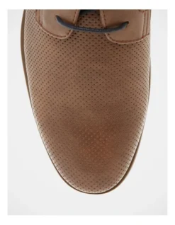 Michael Tan Perforated Lace Up Derby Shoe -Myer Clothing Shop 429406210 3 4 720x928