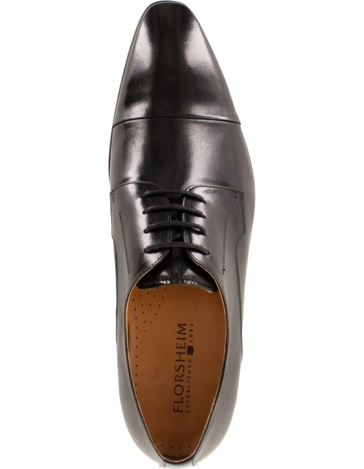 Florsheim Copenhagen Black Lace Up Dress Shoe 4 Florsheim Copenhagen Black Lace Up Dress Shoe - Image 4