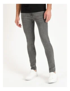 Jack & Jones Liam Original Stretch Skinny Jeans Grey