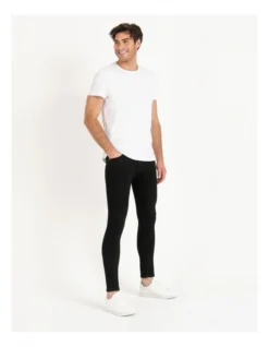 Jack & Jones Liam Original Stretch Skinny Jeans Black -Myer Clothing Shop 435804940 3 1 720x928