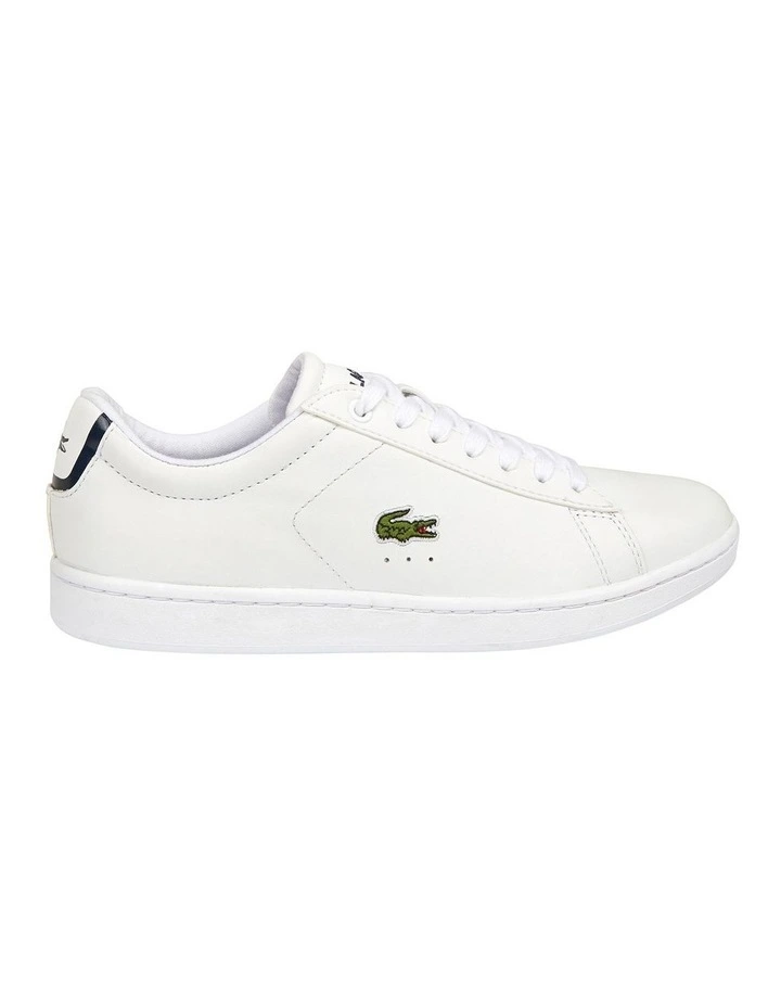 Lacoste Carnaby White Lace-Up Sneaker 1 Lacoste Carnaby White Lace-Up Sneaker
