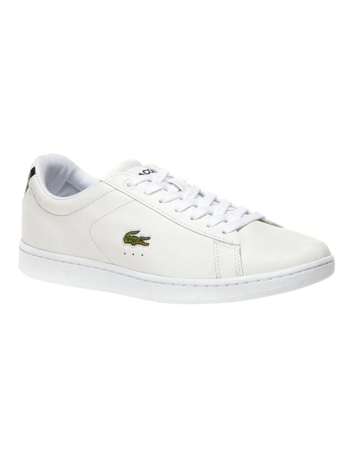Lacoste Carnaby White Lace-Up Sneaker 2 Lacoste Carnaby White Lace-Up Sneaker - Image 2
