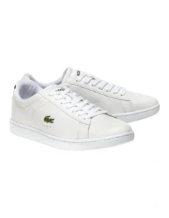 Lacoste Carnaby White Lace-Up Sneaker 7 Lacoste Carnaby White Lace-Up Sneaker -Myer Clothing Shop 437195980 3 1 720x928