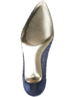 Spritz Bright Navy Satin Pump -Myer Clothing Shop 474467860 5 720x928