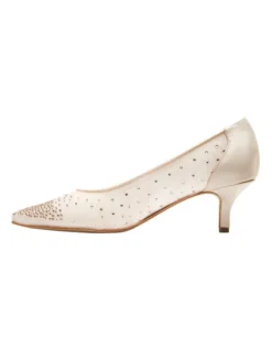 Spritz Baby Pink Satin Pump -Myer Clothing Shop 474467950 3 720x928