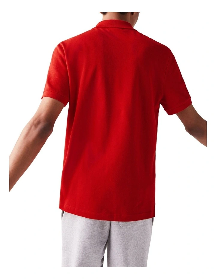 Lacoste Basic Slim Fit Polo Red 2 Lacoste Basic Slim Fit Polo Red - Image 2