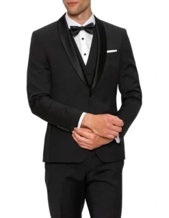 Gibson Slim Fit Black Spectre Dinner Jacket F34087