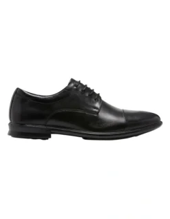 Hush Puppies Cain Black Lace Up Dress Shoe