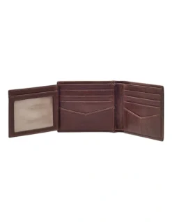 Fossil Ingram Brown Leather Bifold Wallet 6 Fossil Ingram Brown Leather Bifold Wallet -Myer Clothing Shop 499792510 3 1 720x928