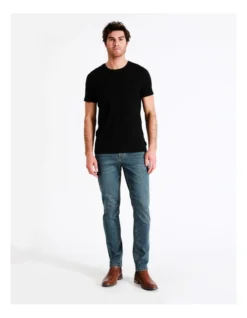 Kristian Slim Tapered Jean Mid Blues