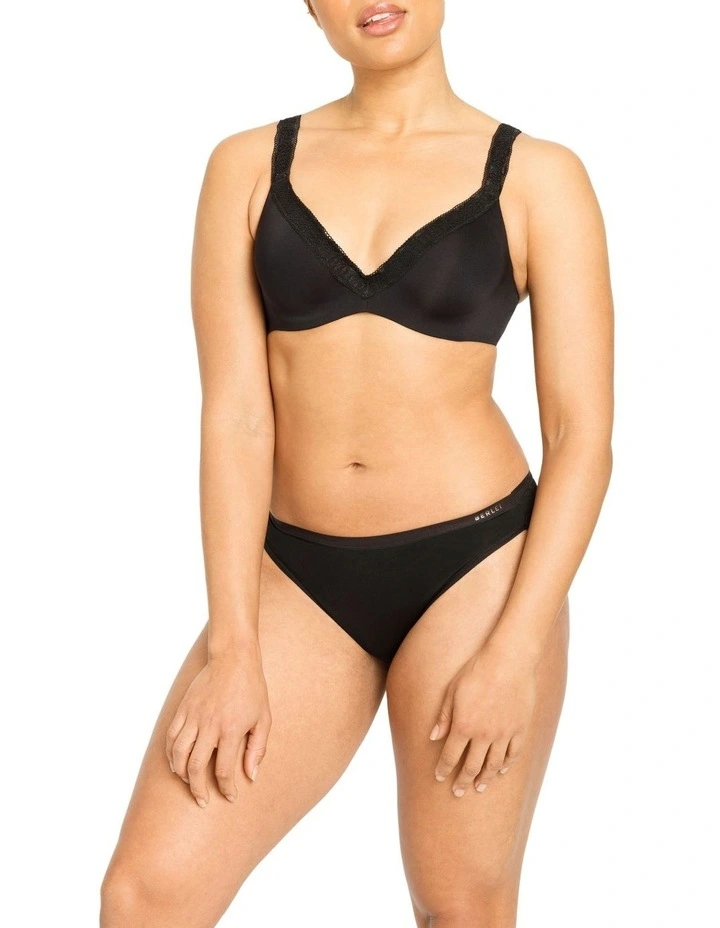 Berlei Barely There T-Shirt Bra In Black 4 Berlei Barely There T-Shirt Bra In Black - Image 4