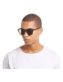 Le Specs Bandwagon Black Round Sunglasses -Myer Clothing Shop 506940400 6 720x928