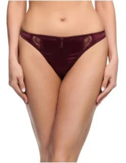 Star Lift G-String In Decadent Plum