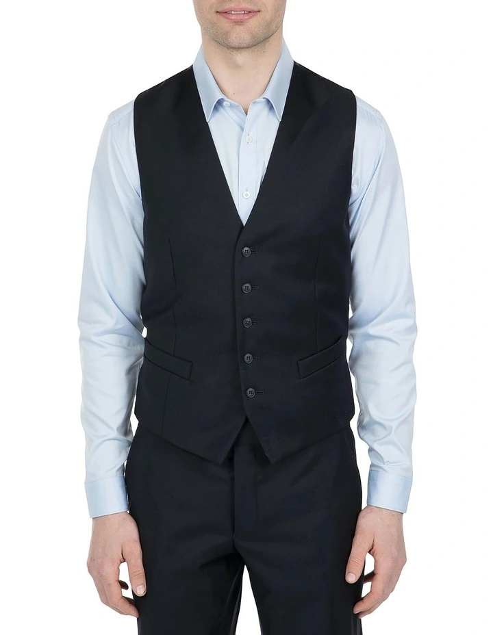 Gibson Slim Fit Mighty Dark Navy Wool Vest FKC020 1 Gibson Slim Fit Mighty Dark Navy Wool Vest FKC020