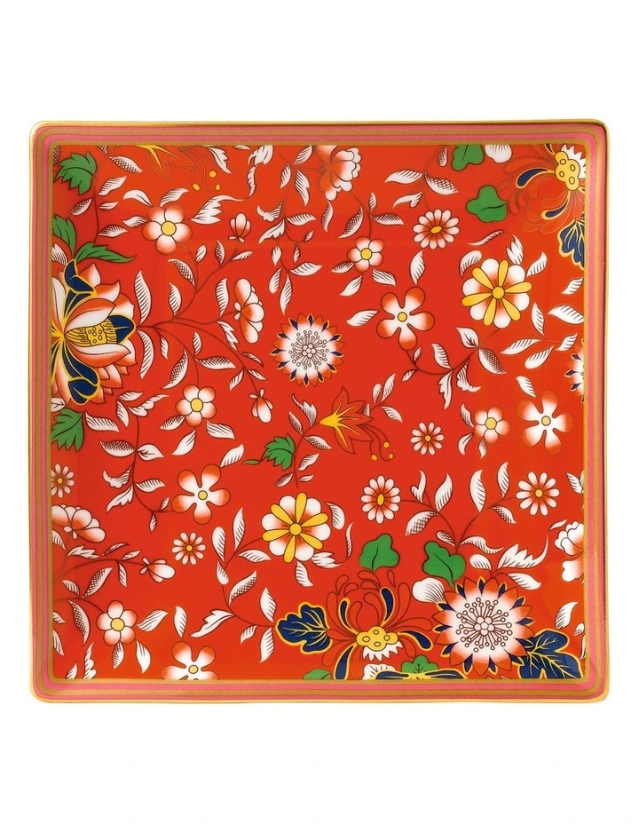 Wedgwood Wonderlust 14.5cm Jewel Tray Red 1 Wedgwood Wonderlust 14.5cm Jewel Tray Red