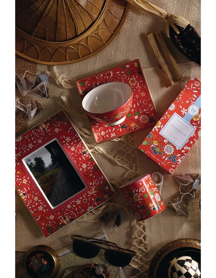 Wedgwood Wonderlust 14.5cm Jewel Tray Red 2 Wedgwood Wonderlust 14.5cm Jewel Tray Red - Image 2